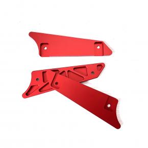 Red andized aluminum