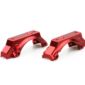 Red anodize aluminum milling
