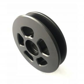 Black anodized sandblasting aluminum