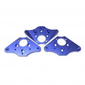 Blue andized sandblasting aluminum